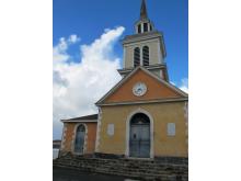 Parvis de l'église du bourg Trois-Îlets